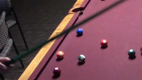 10 BALL BANK SHOT TO THE CORNER POCKET!