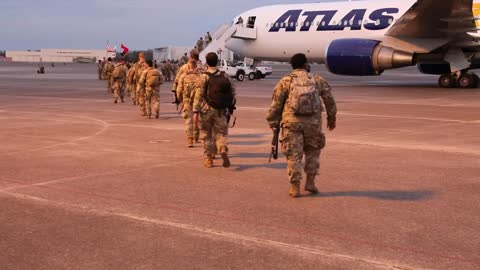 U.S. Army 3rd Infantry Division 1st Brigade deploys to Europe