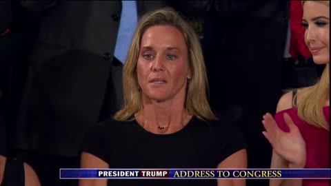 Trump Honors Widow of Fallen Navy Seal Hero