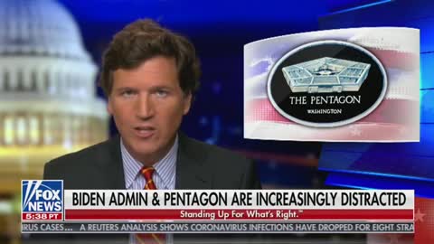 Tucker Carlson doubles down on military comments.