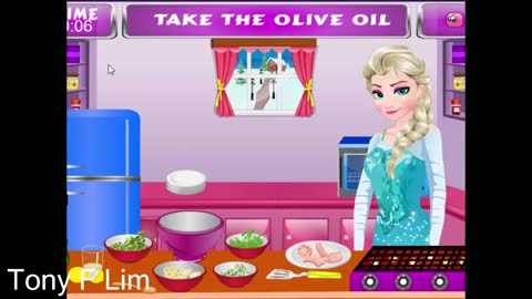 Disney&#39;s Frozen Game - Frozen Elsa Greek Chicken Baby Videos Games For Kids