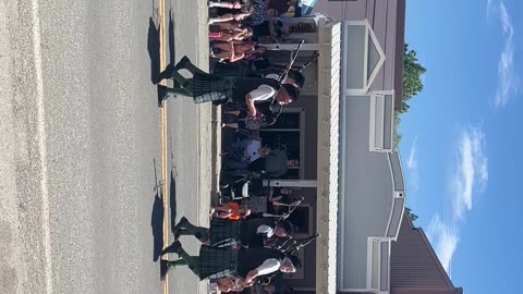 Canadian Bagpipes - Prospector Days Parade, Republic, WA