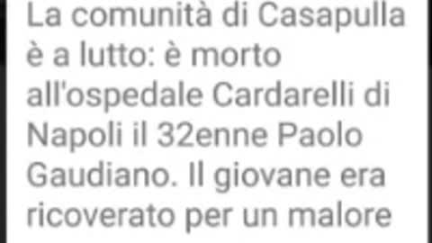 Effetti collaterali da vaccini? Non si chiamano più cosi, ma MALORI IMPROVVISI