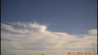 T=2h07m, dt=30s Cloud Time Lapse 20161128