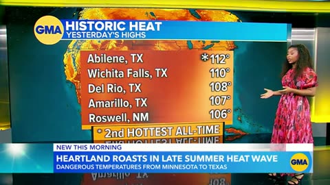 Historic heat in the heartlands