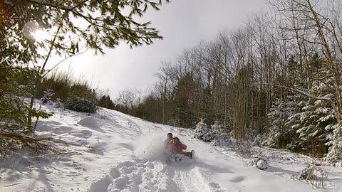 testing new storm sleds