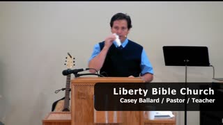 Liberty Bible Church \ Preparation for Christ Leaving \ Luke 22:35-38