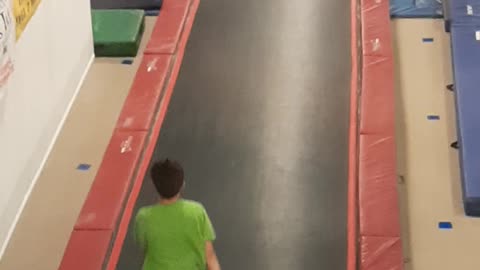 Double Backflip on Tumble track