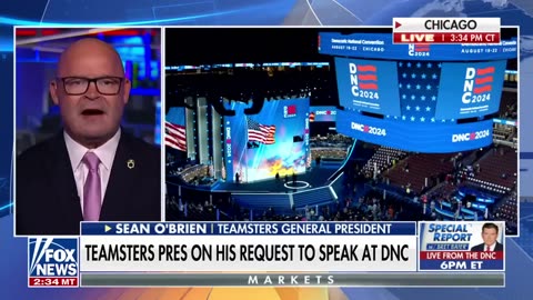 Teamsters chief reacts to alleged DNC snub ‘NO MORE FREE RIDES’