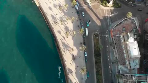 drone footage for Beirut Lebanon