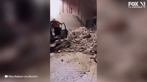 Footage Earthquake in Morocco kills more than 2000