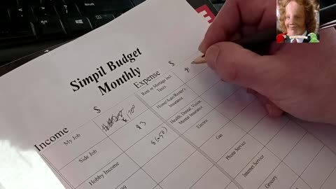 Simple Budget Worksheet