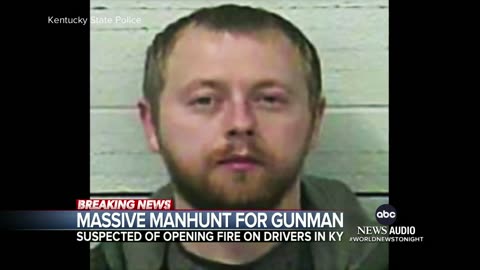 Kentucky police hunt suspect in freeway shooting