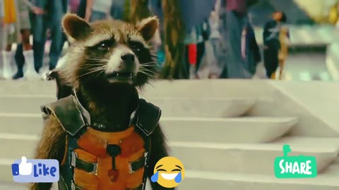 Rocket Funny Scenes in Hindi | Groot funny scene in Hindi | Rocket Racoon Best Dialogues