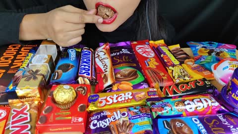 LOT'S OF CANDIES, KINDER JOY SURPRISE EGGS AND MORE CHOCOLATE | MOUTH WATERING VIDEO