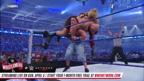 WWE FULL MATCH - Edge vs. John Cena vs. Big Show – World Title Triple Threat Match: WrestleMania XXV