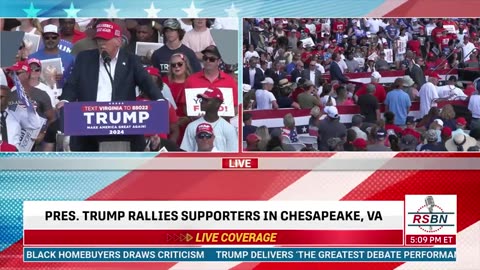 RSBN - FULL SPEECH: President Trump Delivers Remarks in Chesapeake, Virginia - 6/28/24