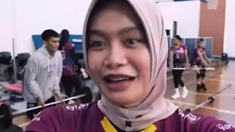 Indonesian Volleyball player Wilda Siti Nurfadhilah