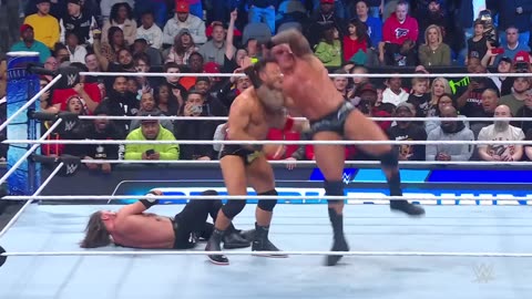 Randy Orton counters Roman Reigns’ Spear with the RKO. SmackDown highlights, Jan. 19, 2024™KG™NIRAJ