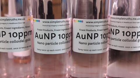 100ml Colloidal Gold AUNP Nasal Mister Refill