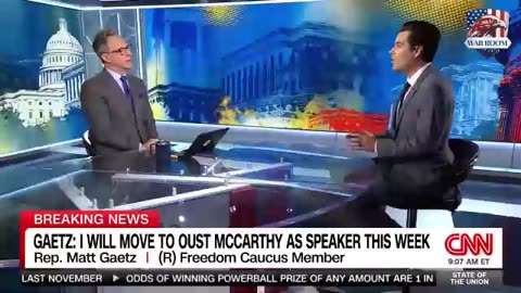 LIVE Representative Matt Gaetz Interview Jake Tapper on CNN