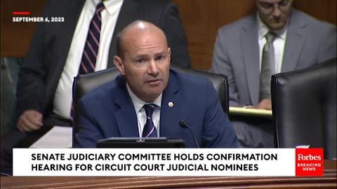 'I Was Almost Surprised To See That'- Mike Lee Grills Biden Judge Nom About Controversial Blog Post