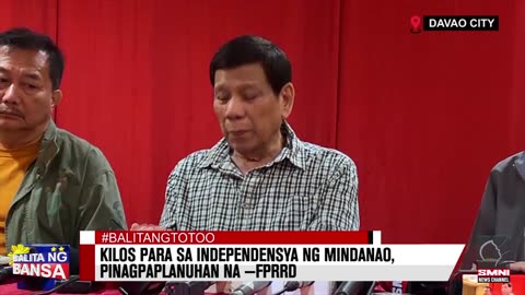 Kilos para sa independensya ng Mindanao, pinagpaplanuhan na —FPRRD