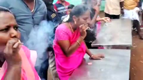 Smoking Ladies in Tamilnadu