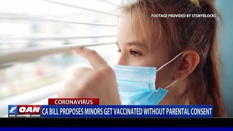 Calif. bill proposes minors get vaccinated without parental consent