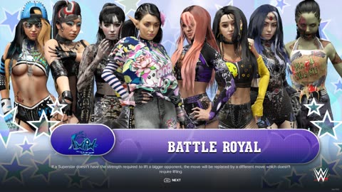 AWPW 8 woman Battle Royal Showcase - wwe2k24