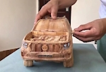 Wooden Art, Wooden Car, Satisfying videos, Human Creatures