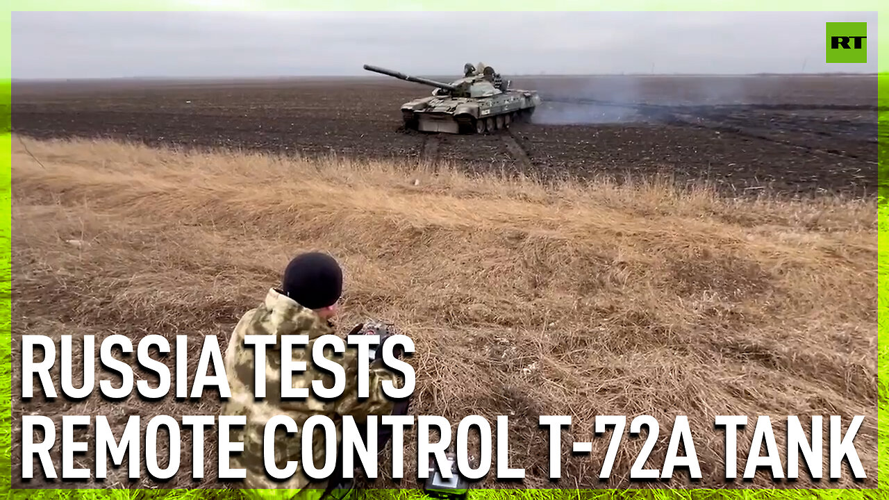 Russia tests remote control T-72A tank