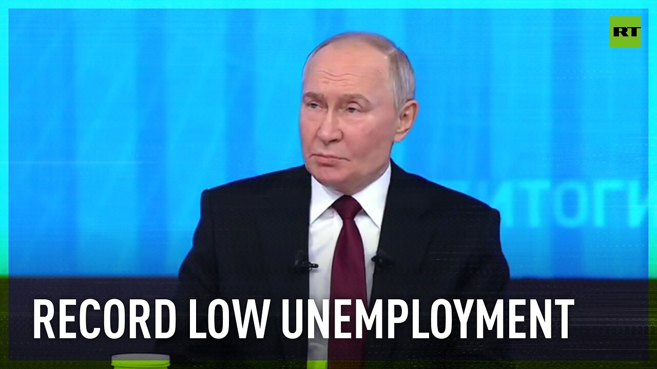 Unemployment in Russia at record low – Putin