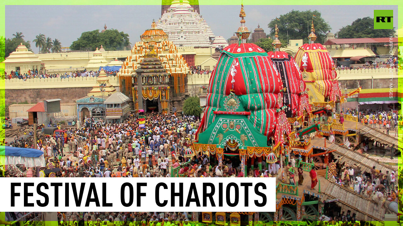 Thousands of Hindus gather in Puri for worlds’s largest Ratha Yatra festival