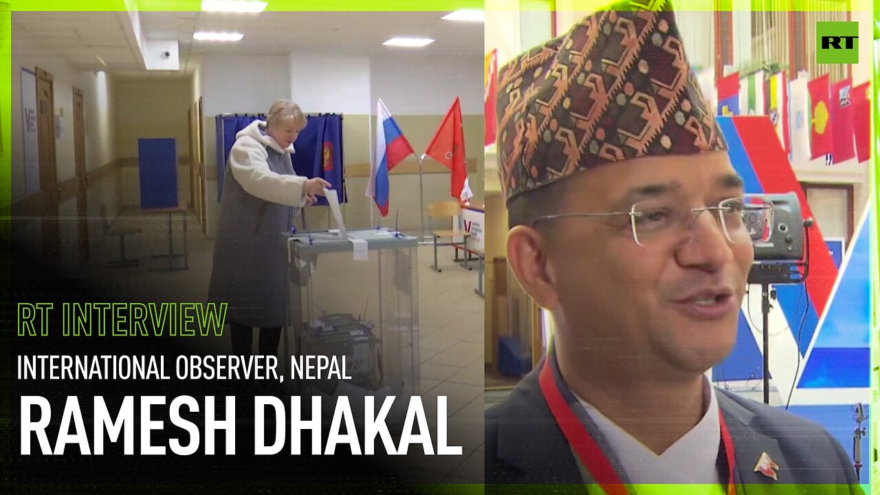 Voting is going ahead very peacefully - International observer Ramesh Dhakal