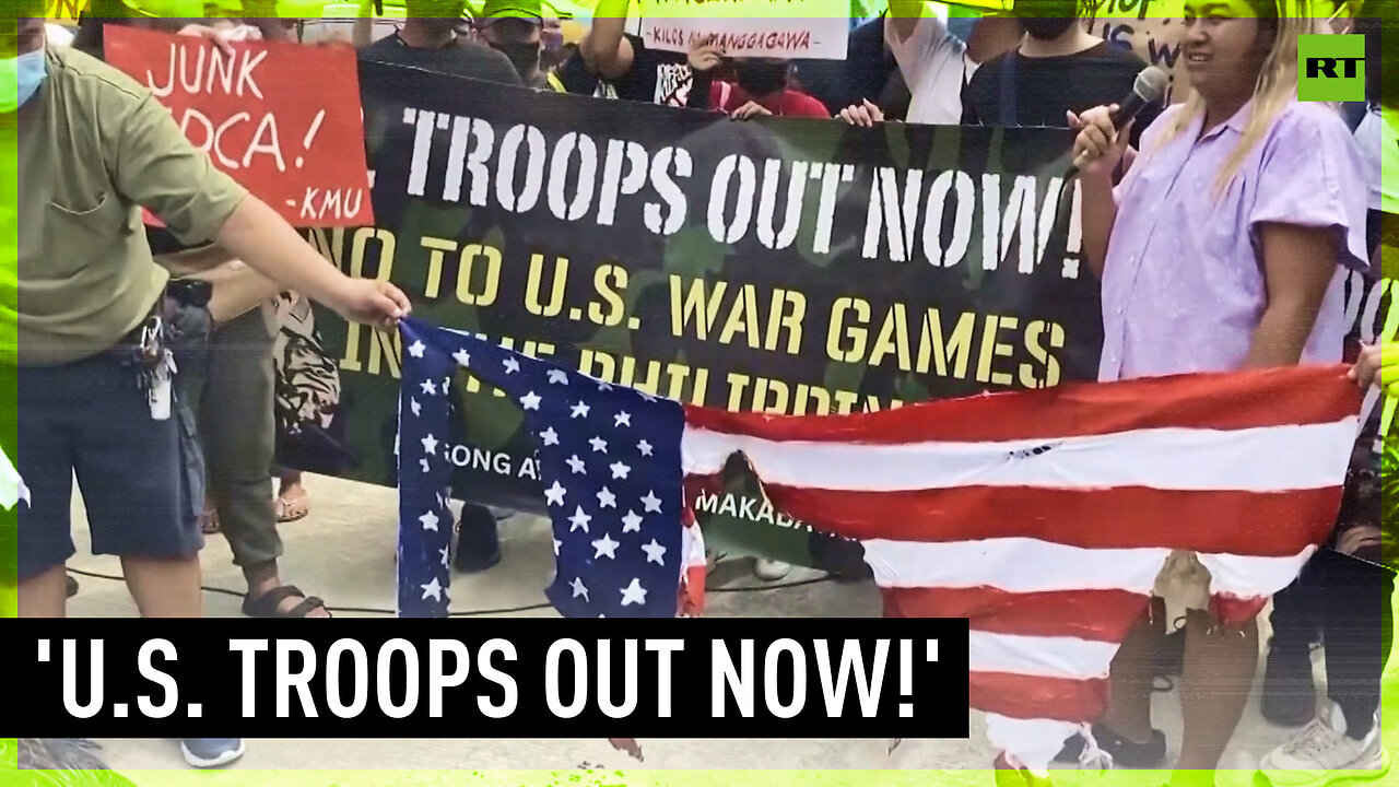 'No to US wargames in the Philippines' | Locals protest US-Philippines drills