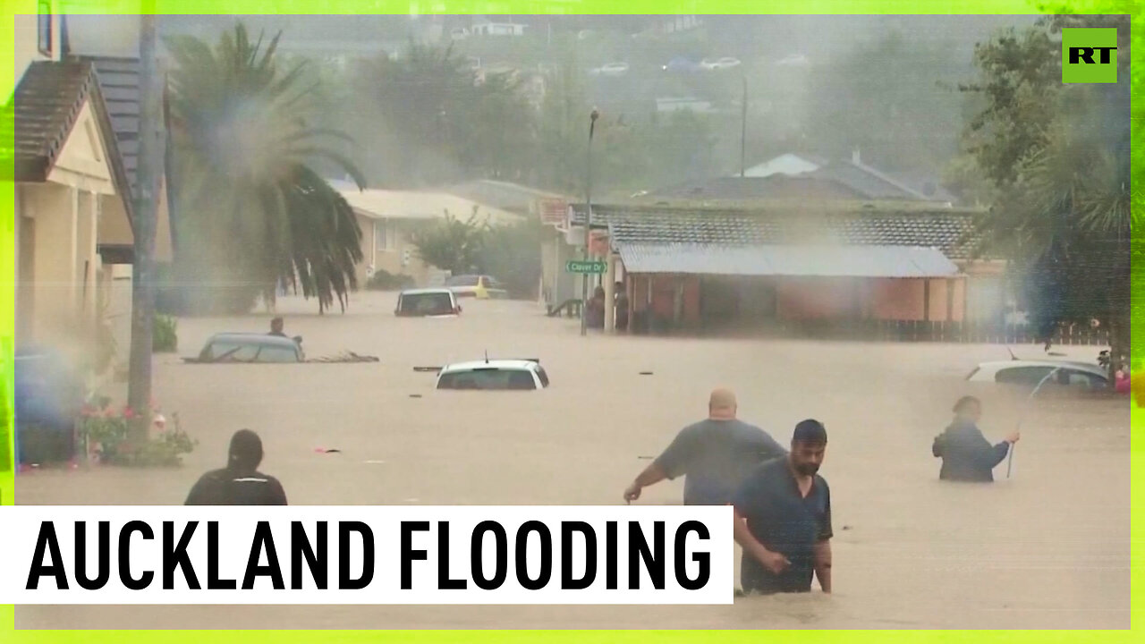 Severe flood hits Auckland, New Zealand