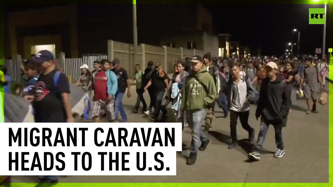 Migrant caravan sets off from Honduras towards US