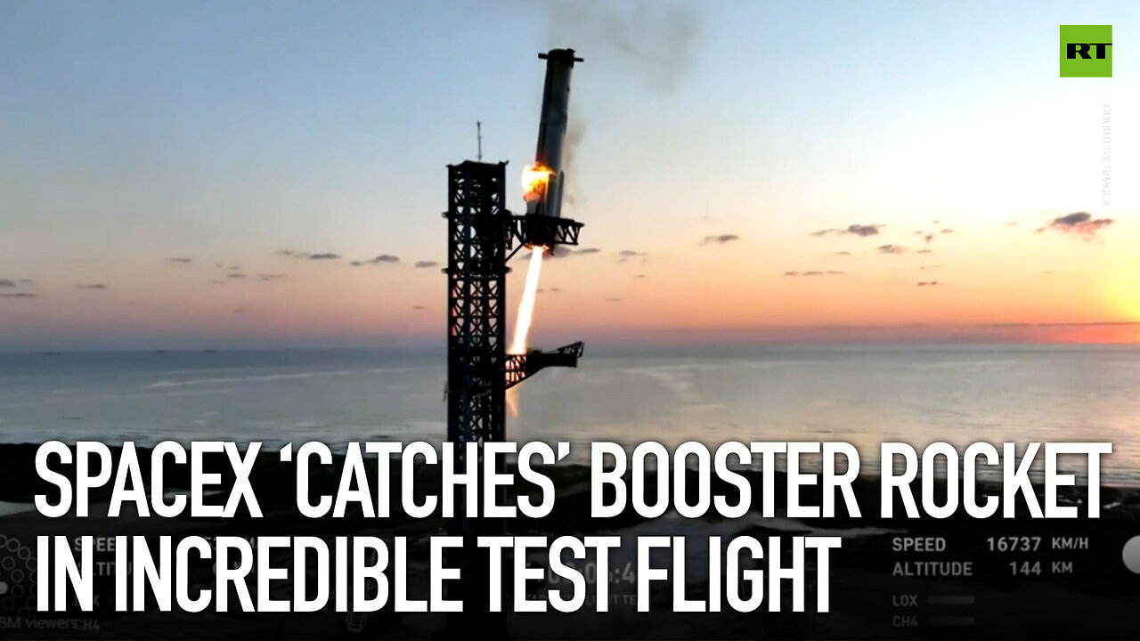 SpaceX ‘catches’ booster rocket in incredible test flight