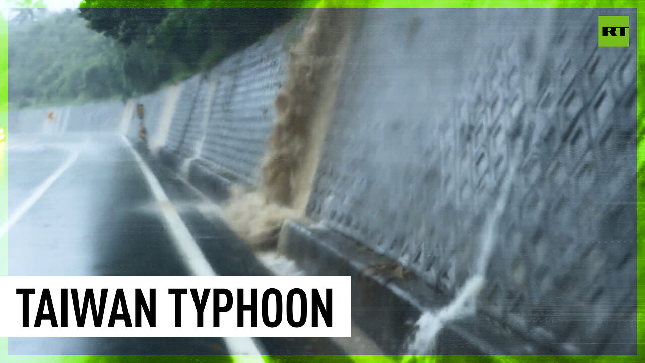 Typhoon hits Taiwan, prompts schools and businesses closure