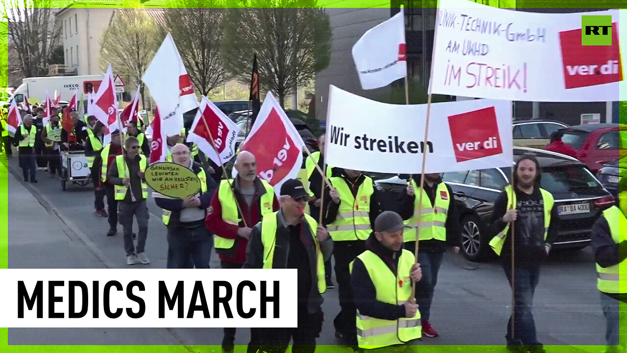 Hospital workers strike, demanding better salaries and conditions in Germany