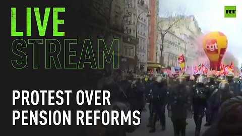 Rally in Paris against Macron’s pension reforms
