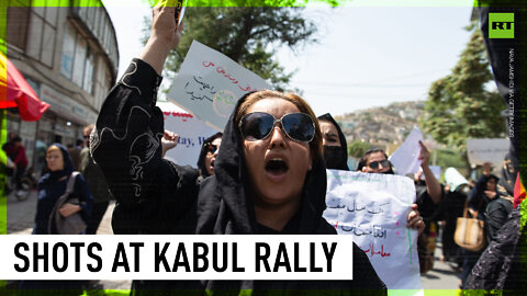 Shots fired as Taliban violently disperses women's rally