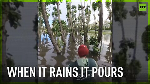 Russia now has its own 'tropical lake' | Tyumen downpour aftermath