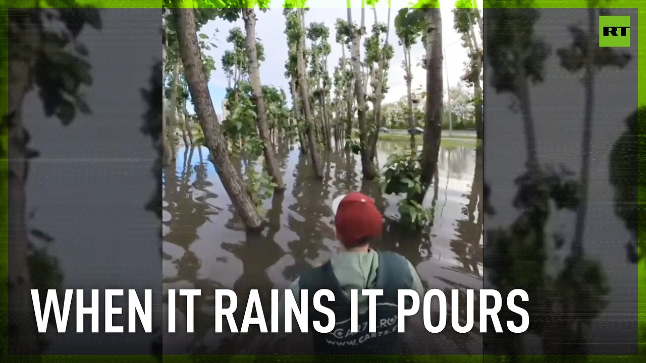 Russia now has its own 'tropical lake' | Tyumen downpour aftermath