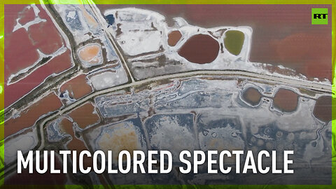 Yuncheng Salt Lake turns into a multicolored spectacle amid high temperatures