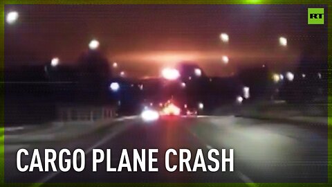 Cargo plane crashes near residential building in Lithuania