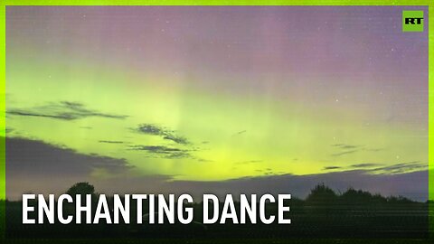 Mesmerizing Aurora lights up Leningrad region