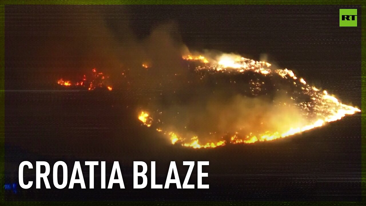 Croatian firefighters manage to prevent wildfire from reaching Zrnovnica residents' homes