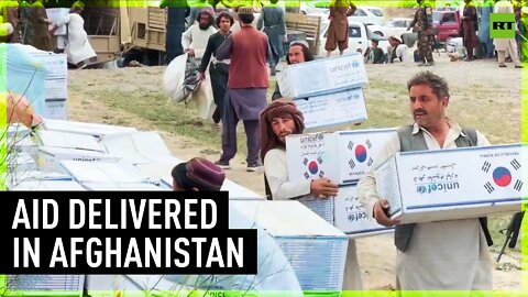 Aid delivered in Afghanistan following deadly earthquake